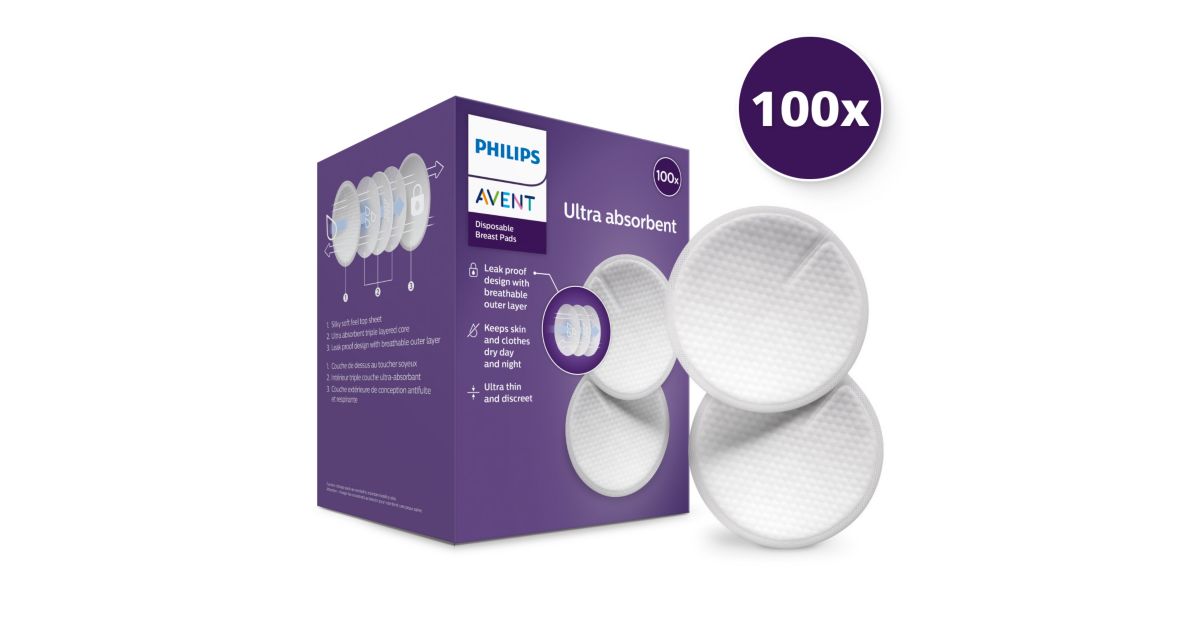 Avent Вкладиші в бюстгальтер SCF254/13 | Philips