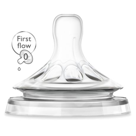 SCF657/27 Philips Avent Baby Bottle Teats Tetina Natural