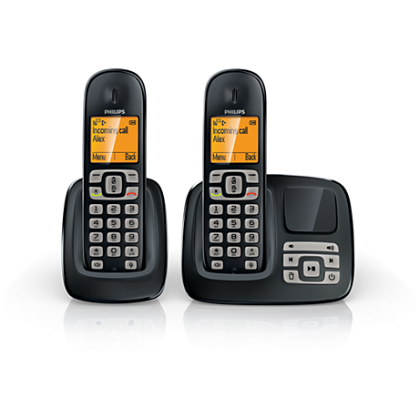 CD2952B/DE BeNear Sladdlös telefon med telefonsvarare