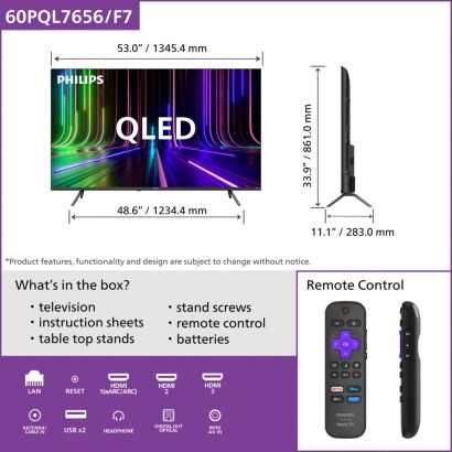 Elegant Smart TV with a vivid display