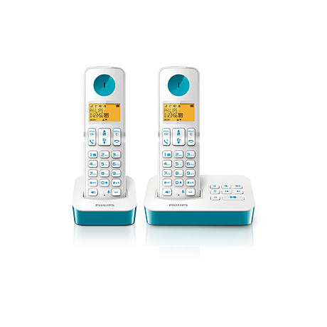 D2152WT/FR  Téléphone fixe sans fil avec répondeur
