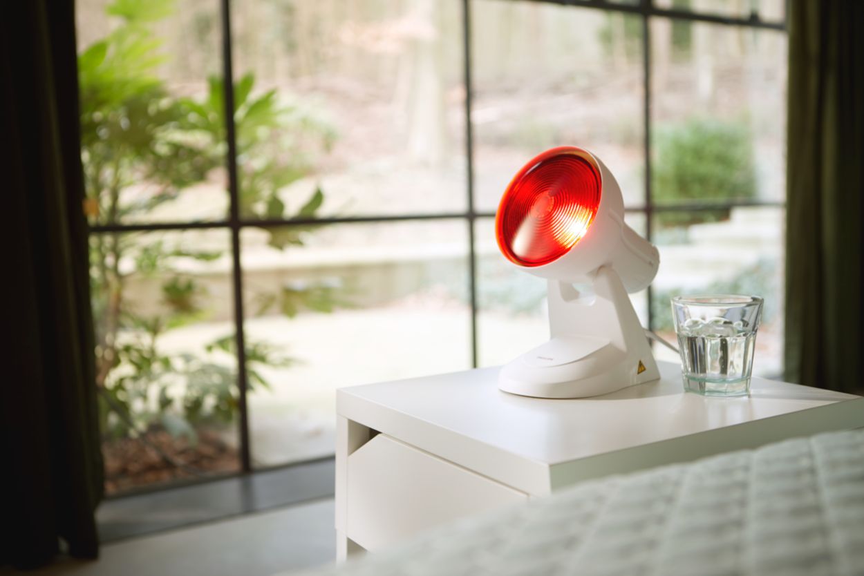 Philips red deals light lamp