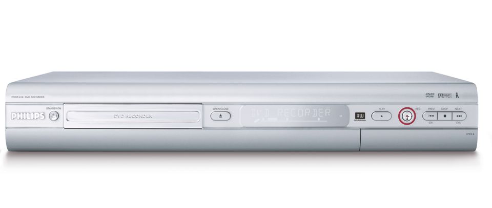 Experience the magic of DVD Recording!