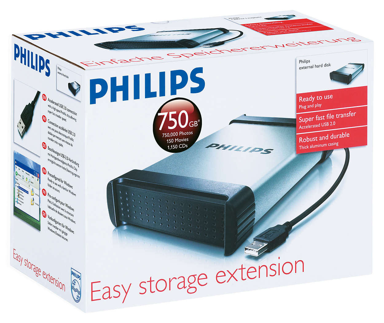 External Hard Disk SPE3071CC/00 | Philips