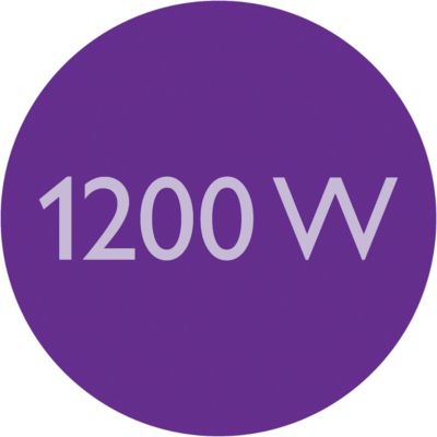 1200 W para un secado suave y unos resultados perfectos