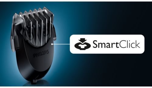 Aufsetzbarer Bartstyler mit fünf Längeneinstellungen