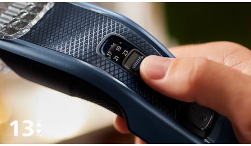 Pas de haarlengte eenvoudig aan van 0,5 mm tot 23 mm