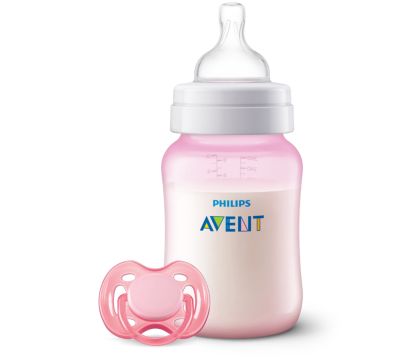 Comprar productos para bebés AVENT SET 4 BIBERONES NATURAL ROSADO