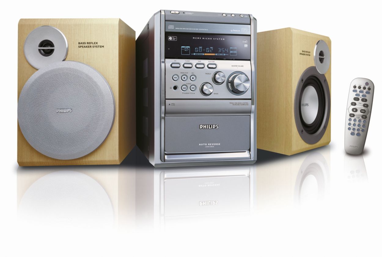 HCDZ Mando a distancia de repuesto para Philips MCM395 MCM395/12 MCM393/12  MCM393 MCM394/12 MCM394 Micro Hi-Fi Stereo Music System