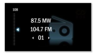 FM/MW digital tuning for station presets