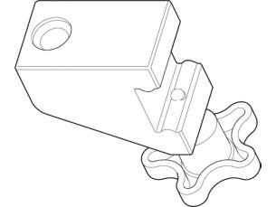 Bracket, Support Arm, Rail Mount