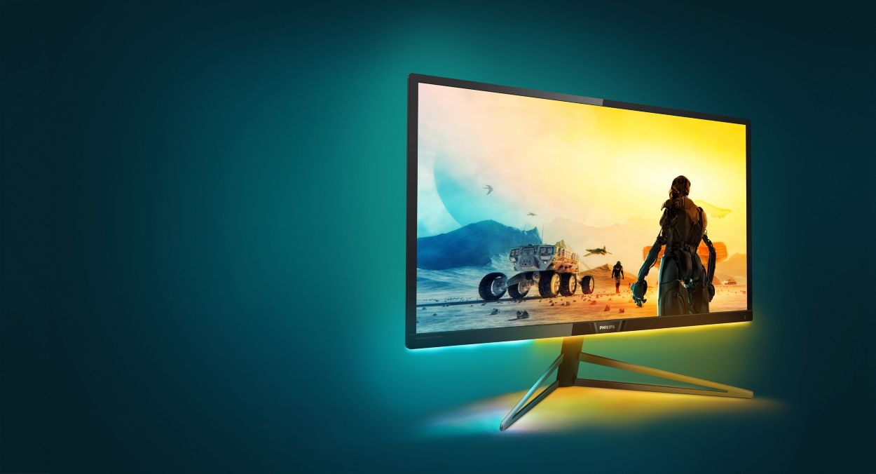 Gaming Monitor 4K HDR display with Ambiglow 326M6VJRMB/00 | Philips