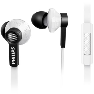In-ear headphones with mic