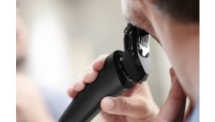 5 length settings for versatile beard grooming