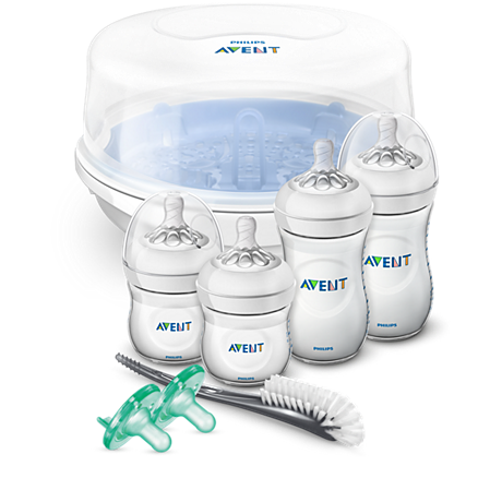 SCD208/01 Philips Avent Natural Baby Bottle Essentials Gift Set