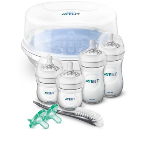 SCD208/01 Philips Avent Natural Baby Bottle Essentials Gift Set