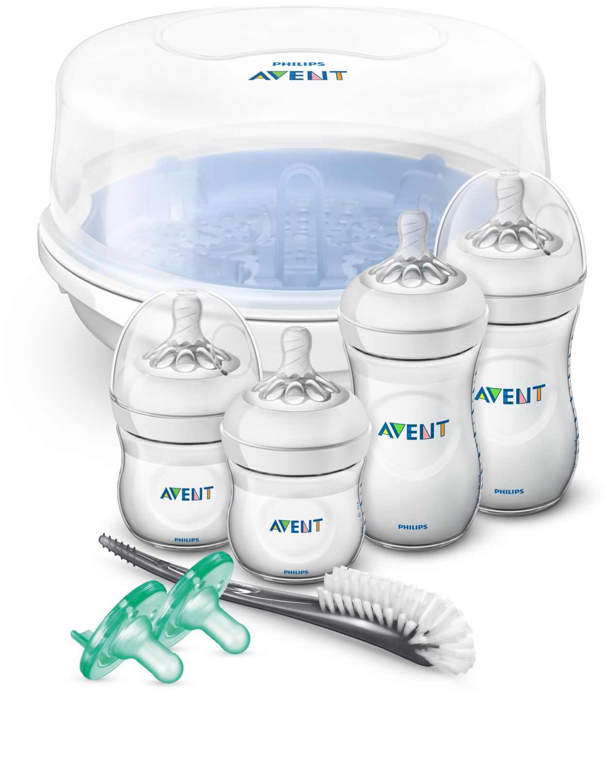 Philips Avent Natural Baby Bottle Essentials Gift Set, Clear