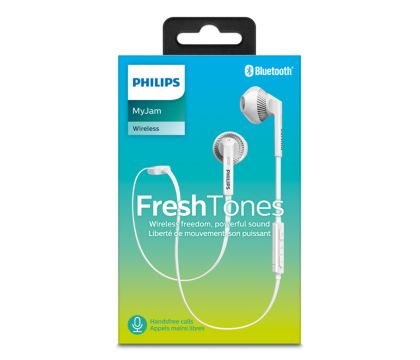 Aud fono Bluetooth SHB5250WT 00 Philips