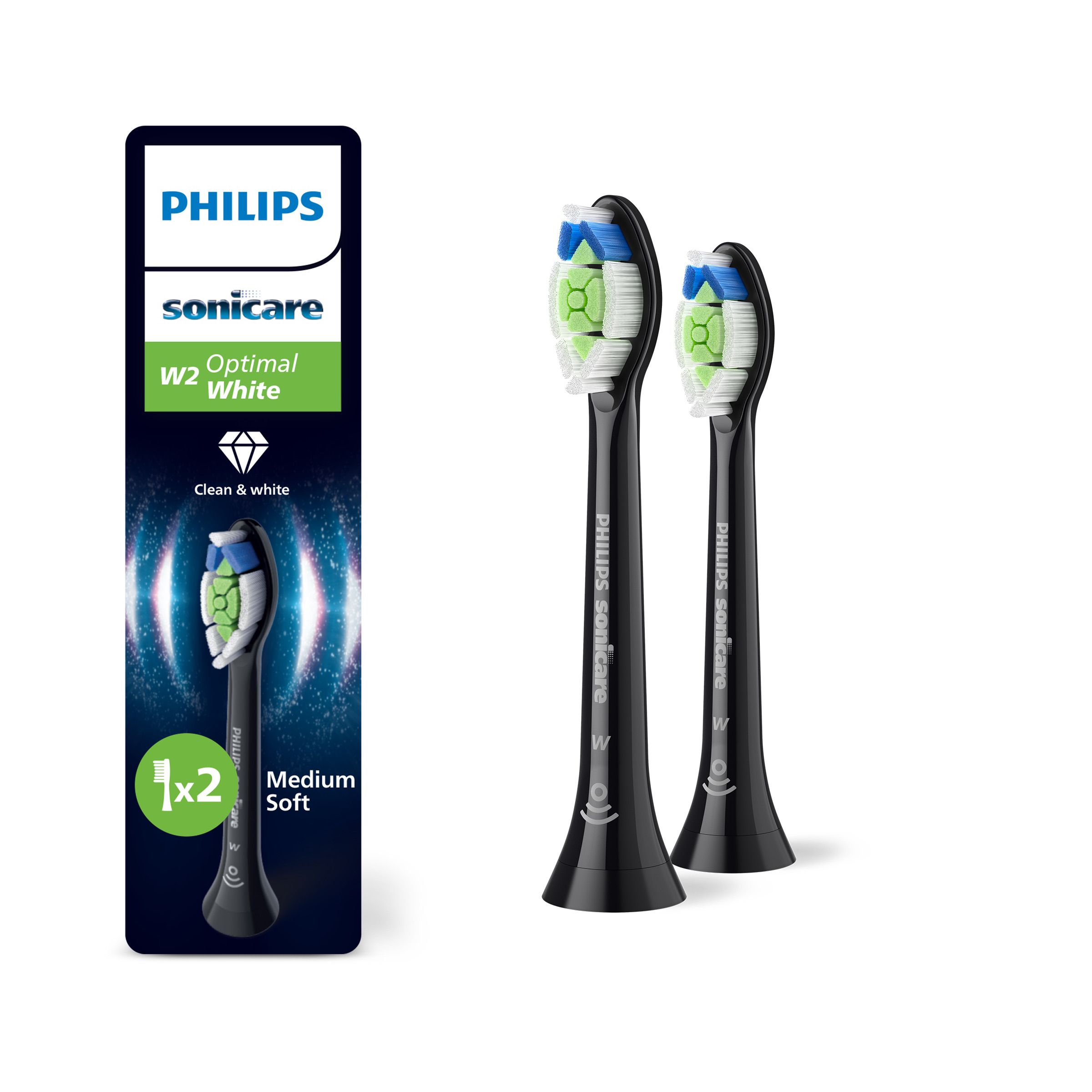Sonicare Philips Optimal White - Balení 2 ks Hlavic Kartáčku - HX6062/88