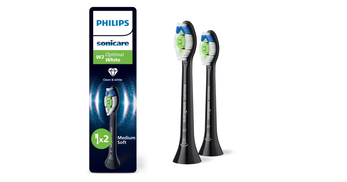 Philips Sonicare Optimal White 2-balenie kefkových nadstavcov HX6062/88 - hlavný produktový obrázok Philips