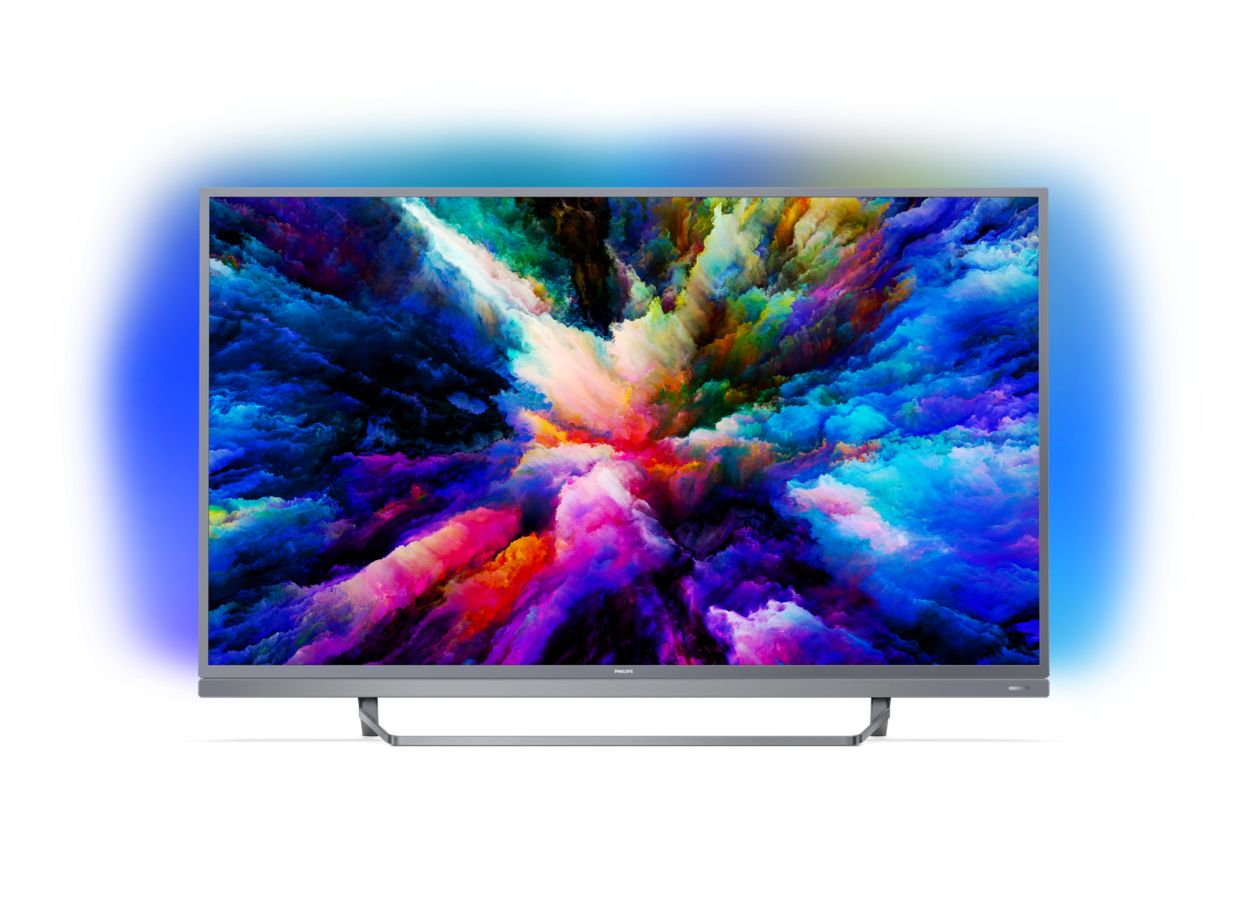 Izjemno tanek LED-televizor 4K UHD z Android TV