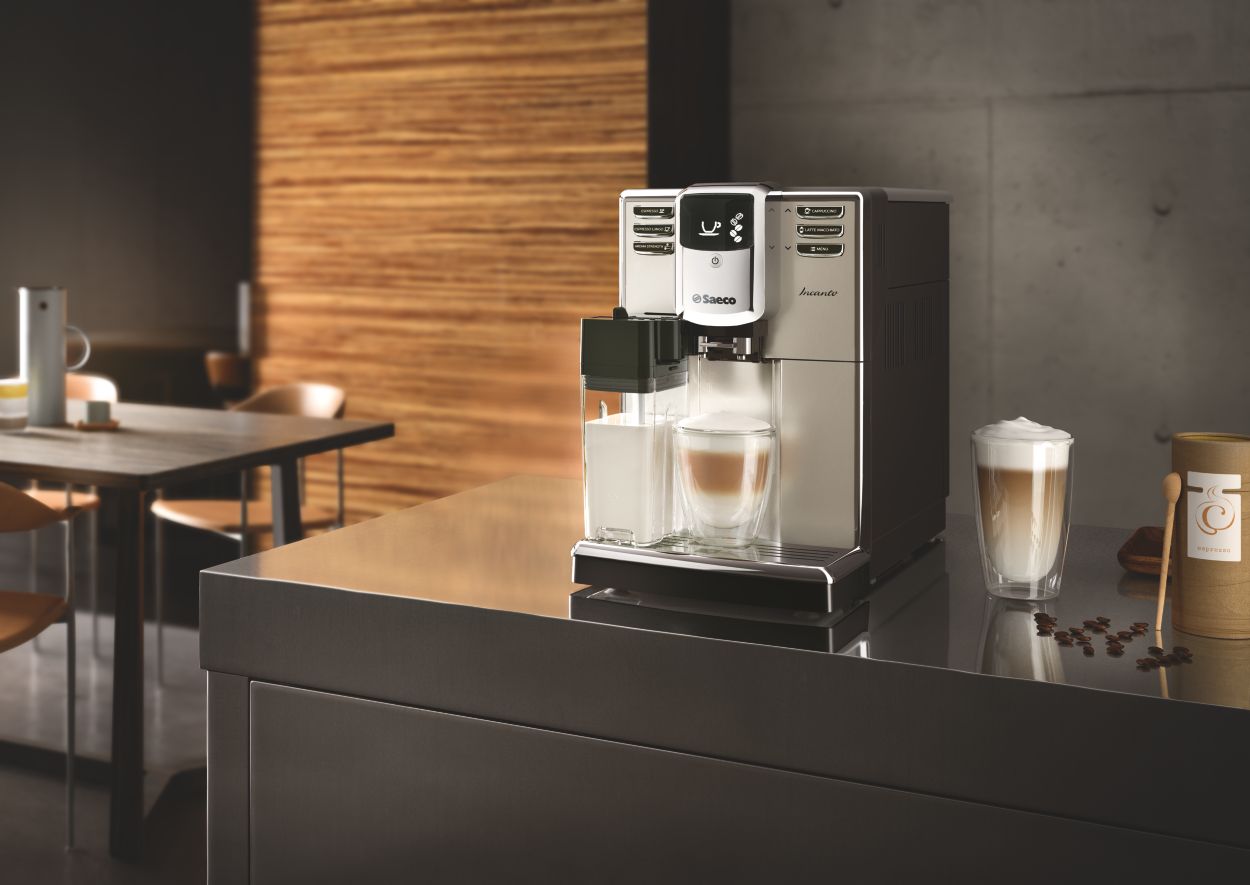 Saeco incanto shop coffee machine