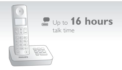 Tot wel 16 uur spreektijd met één keer opladen