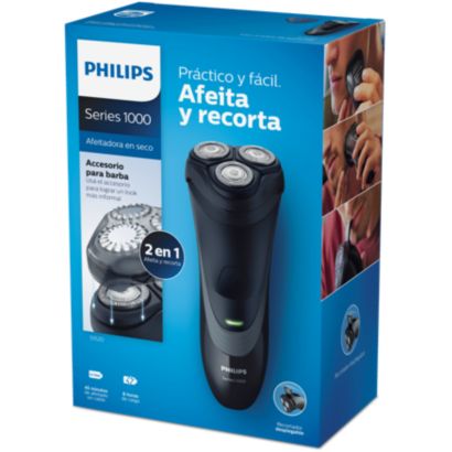 Afeitado y recorte cómodos y sencillos