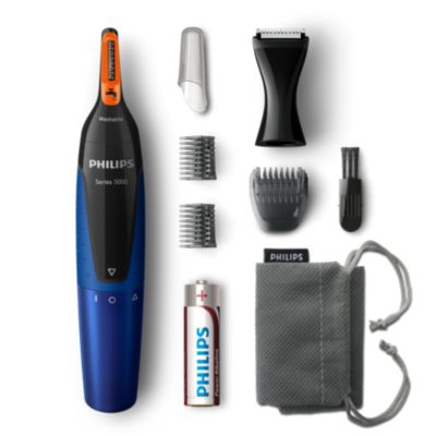 Nose trimmer series 5000 フェイススタイリングキット（鼻、耳、眉、ヒゲ、モミアゲ、襟足） NT5172/16 | Philips