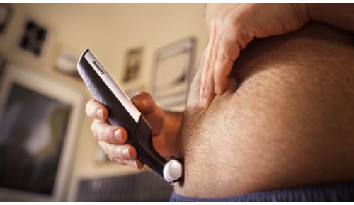 Ergonomisk greb for bedre kontrol over trimning af kropshår