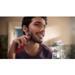 Smooth and skin-friendly beard trimming