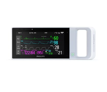 Customizable screens on the IntelliVue MX100 show you what you want to see