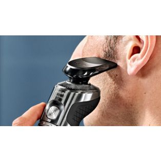 Shaver S9000 Prestige Elektrischer Nass- und Trockenrasierer, Series 9000