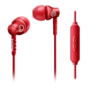 In-ear-hörlurar med mikrofon