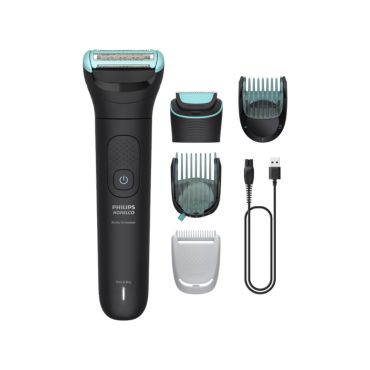 Body Groomer 5000 Series With dual head trim & shave system