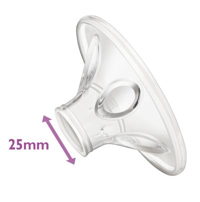 Wider funnel for comfortable fit