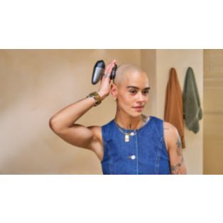 Head Shaver Pro 7000 Series Avanceret shaver med 90 minutters driftstid