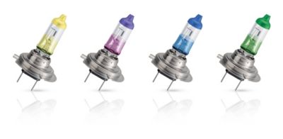 Оцветете фаровете си в синьо, зелено, жълто или лилаво