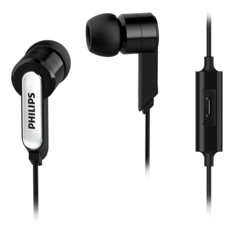 SHE1405BK/10  In-ear-hörlurar med mikrofon