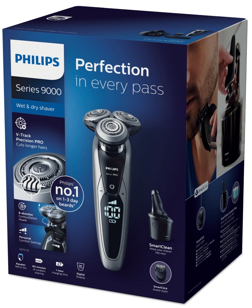 Shaver series 9000 Elektrisch scheerapparaat voor scheren S9711/31 | Philips