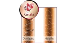 Care for your hair with the keratin-infused ceramic coating