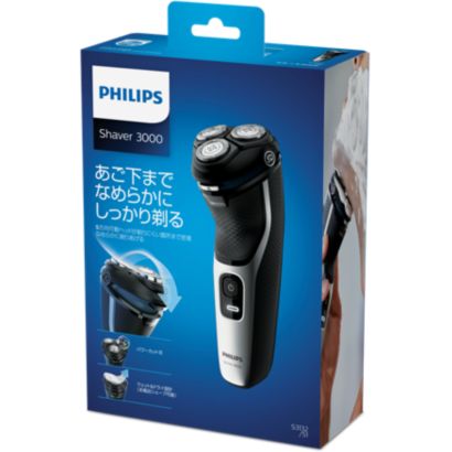 肌にやさしく、剃り残しを低減