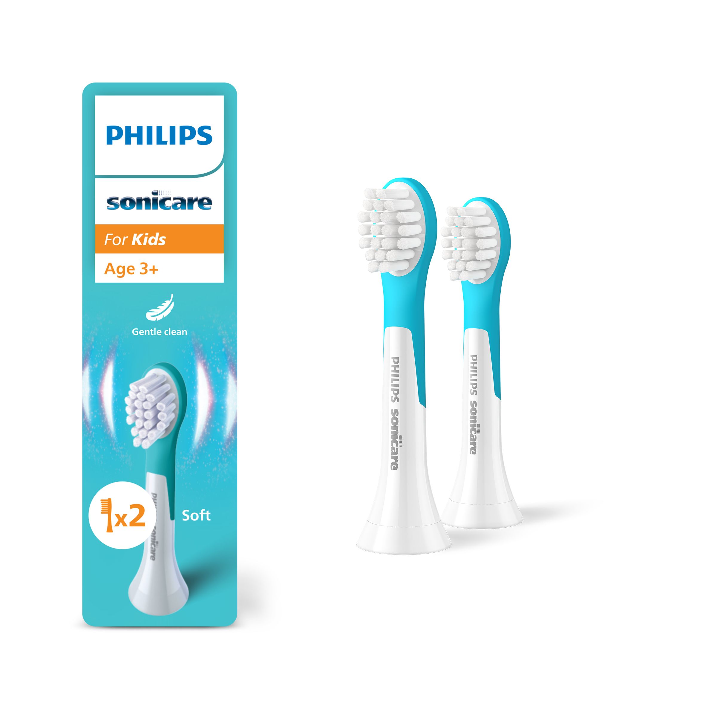 Sonicare Philips For Kids - Balení 2 ks Hlavic Kartáčku - HX6032/90