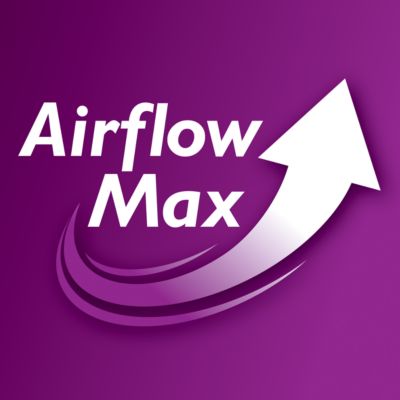 Revolucionarna tehnologija Airflow Max za visoko moč sesanja