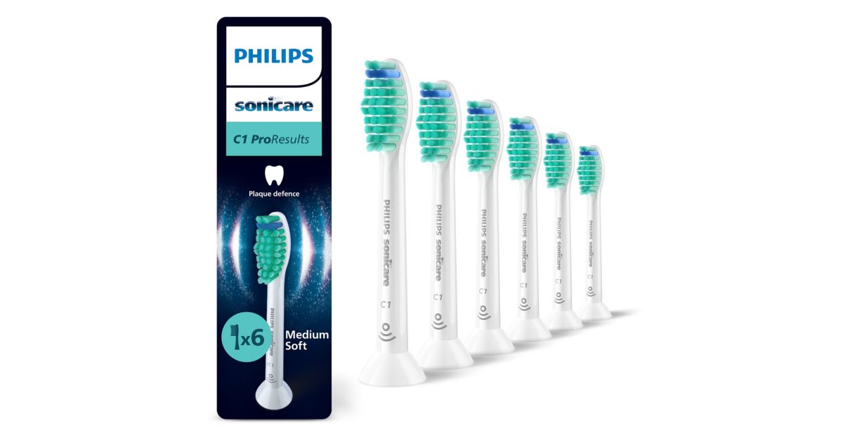 Philips Sonicare ProResults 6-balenie kefkových nástavcov HX6016/87 - hlavný produktový obrázok Philips
