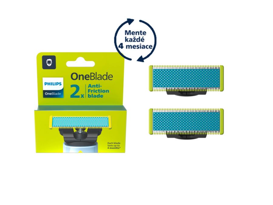 Čepele OneBlade Anti-Friction, 2 ks – druhý produkt súpravy