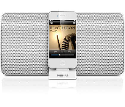 Enjoy music from your iPod/iPhone