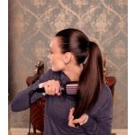 Naturally straight hair in 5 minutes*