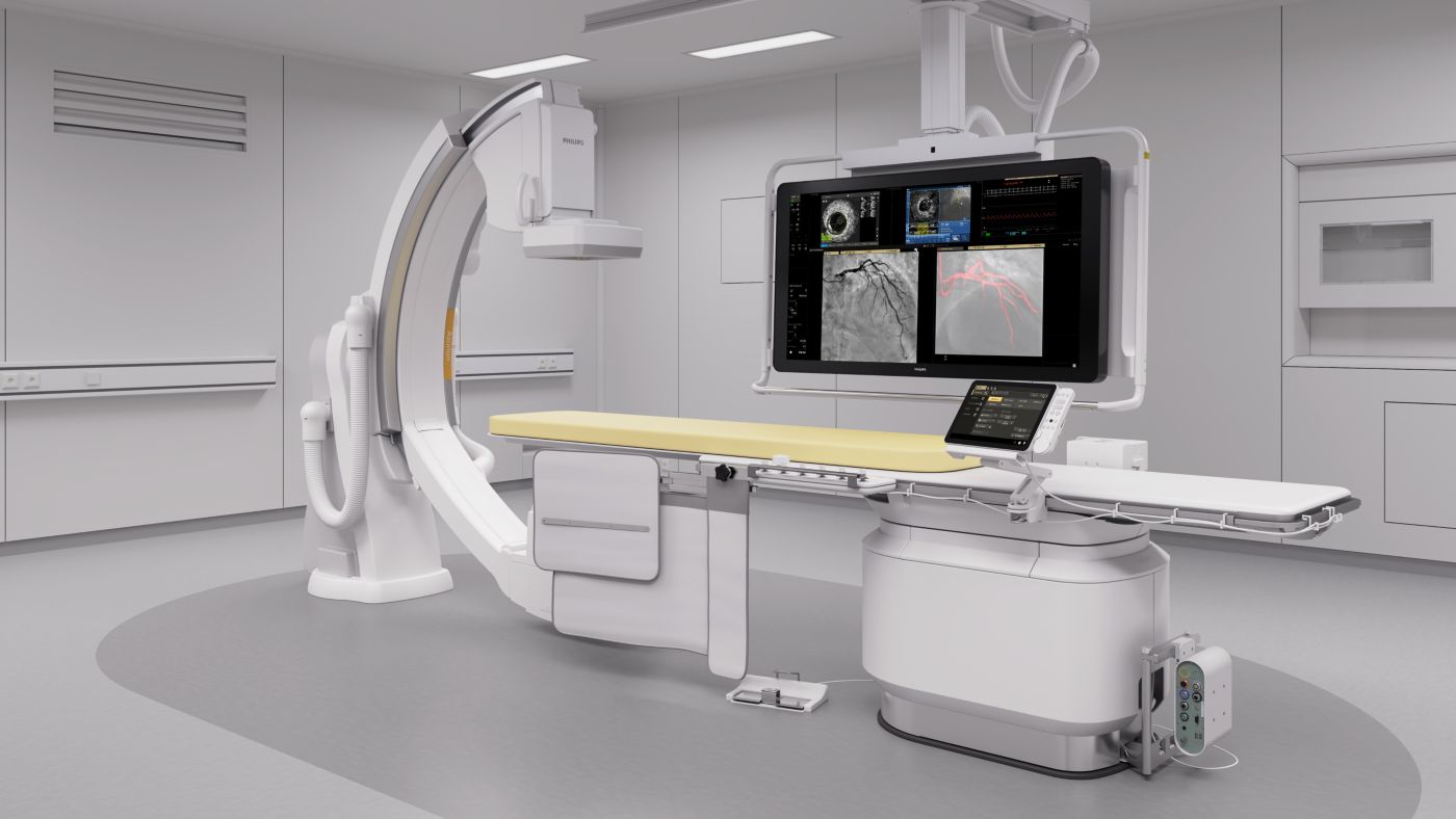 Philips Azurion 3 — Два детектора: 21 × 21 и 29 × 26 см