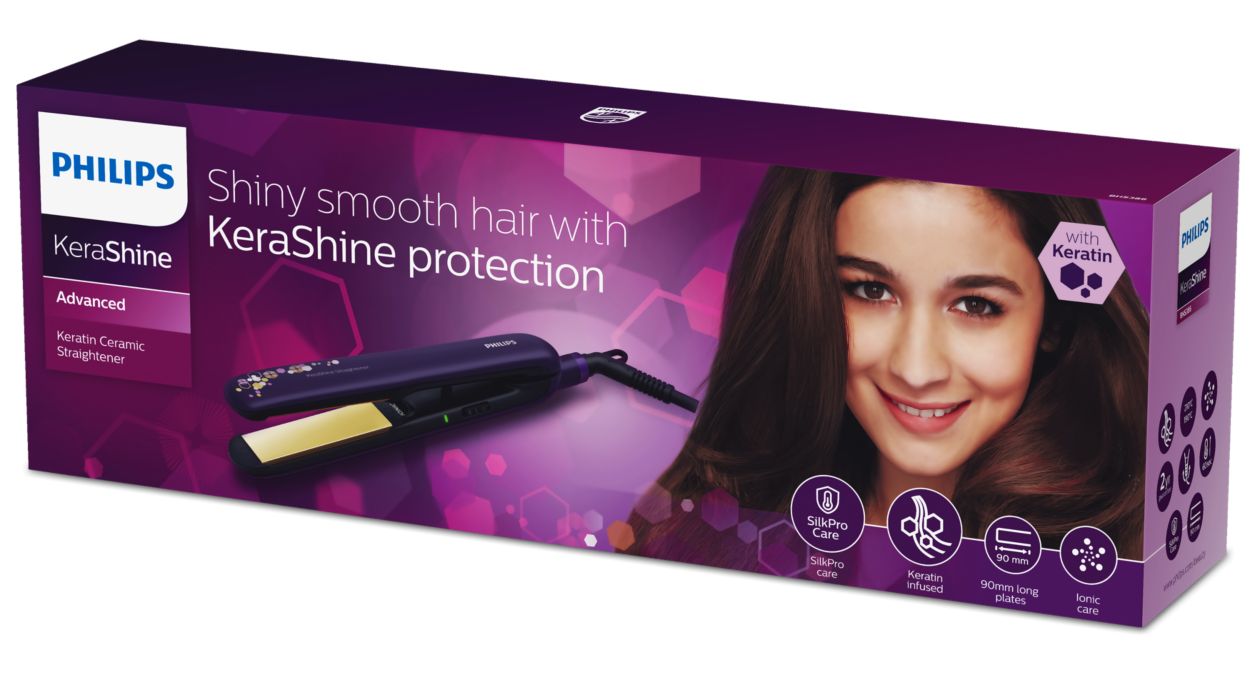 Philips bhs386 kera 2025 shine straightener review